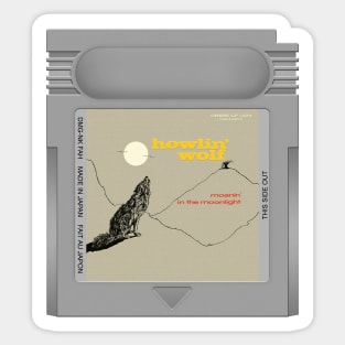 Moanin' in the Moonlight Game Cartridge Sticker